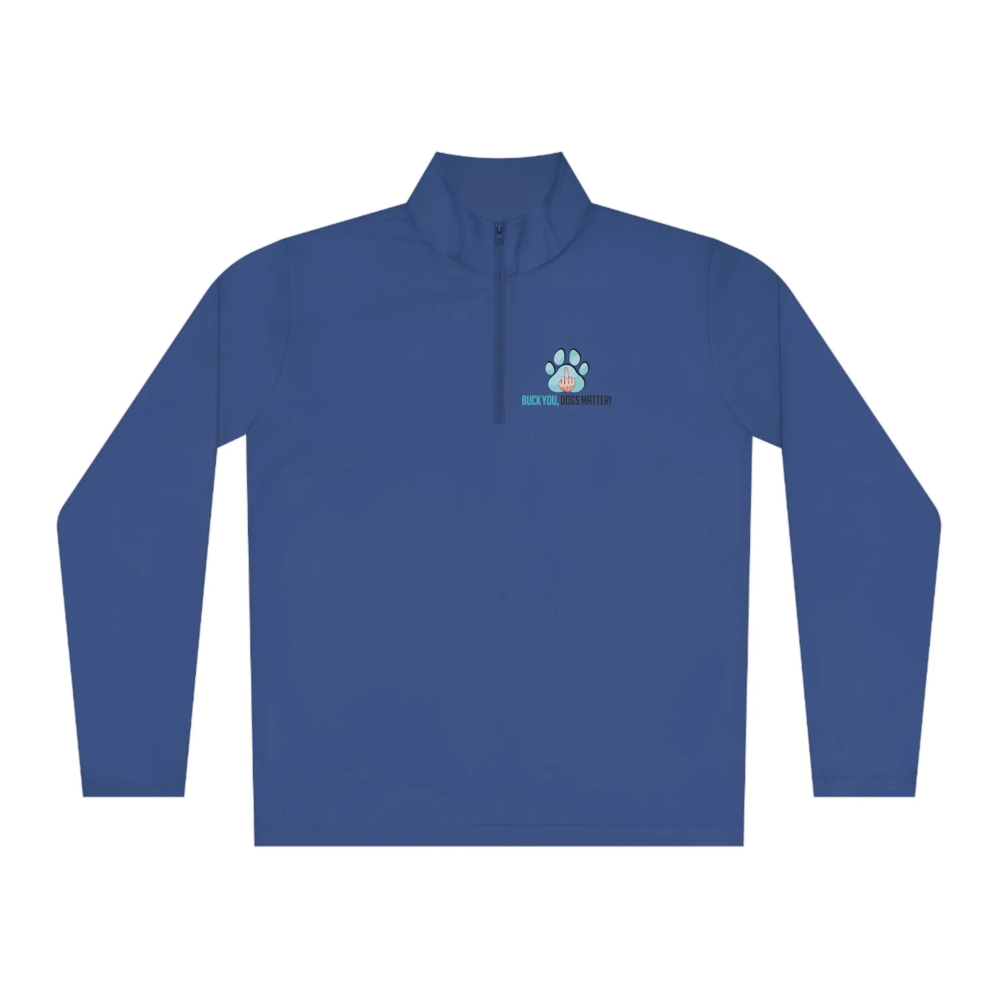 Unisex Quarter-Zip Pullover Tailored Fit