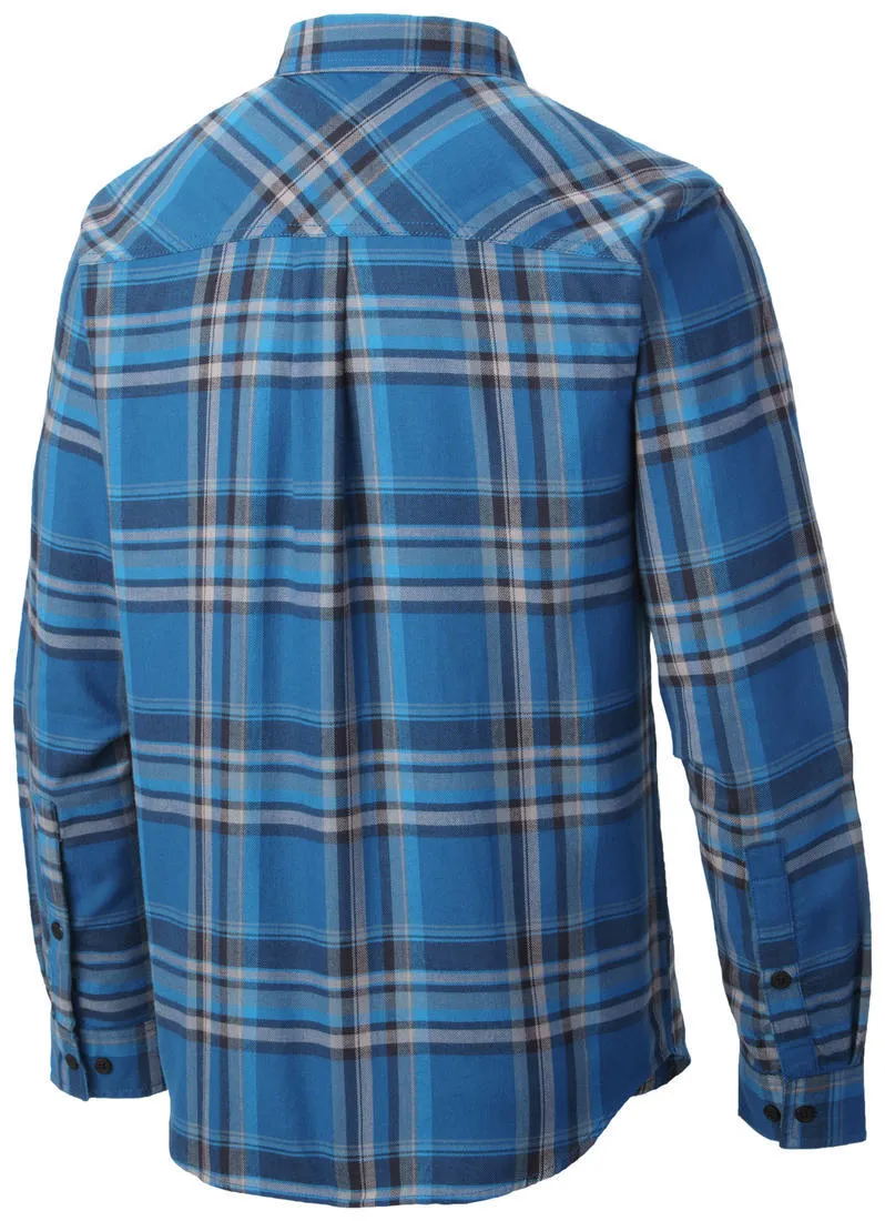 Columbia Men Blue Flare Gun Flannel III Long Sleeve Shirt Star Mood SkinFriendlyElastic