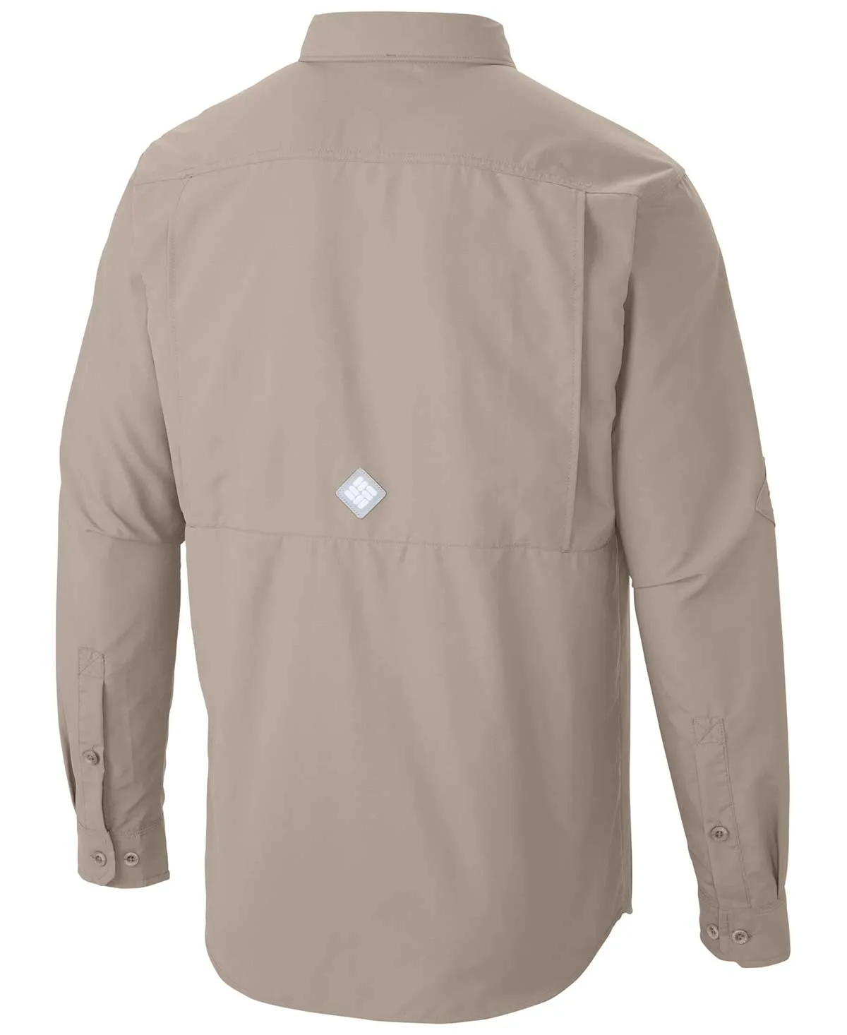 Cozy Pajamas StretchableFabric Columbia Men Beige Cascades Explorer Long Sleeve Shirt (Sun Protection)