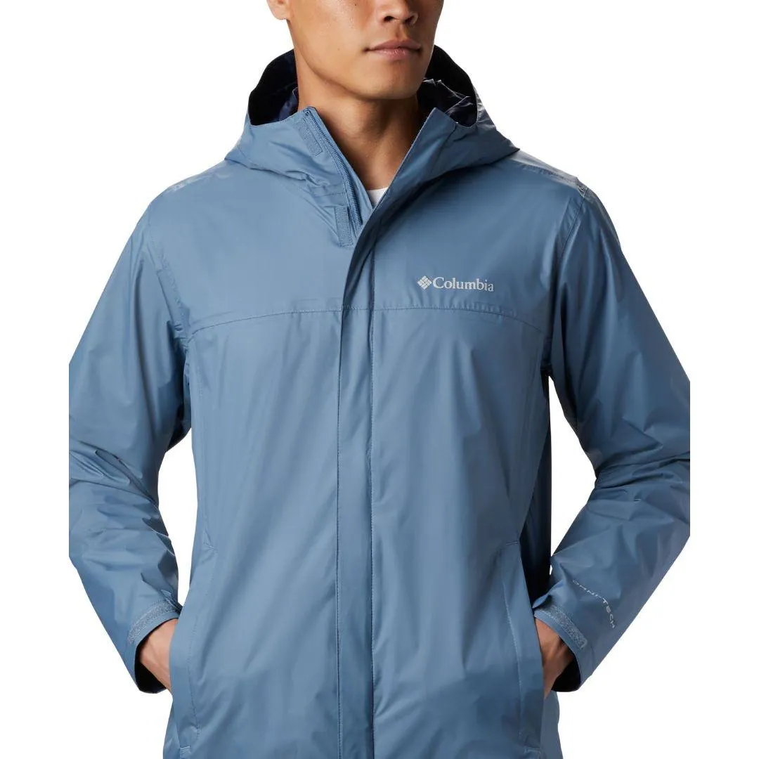 Columbia Men Blue Watertight II Jacket Waterproof Premium Fit festival