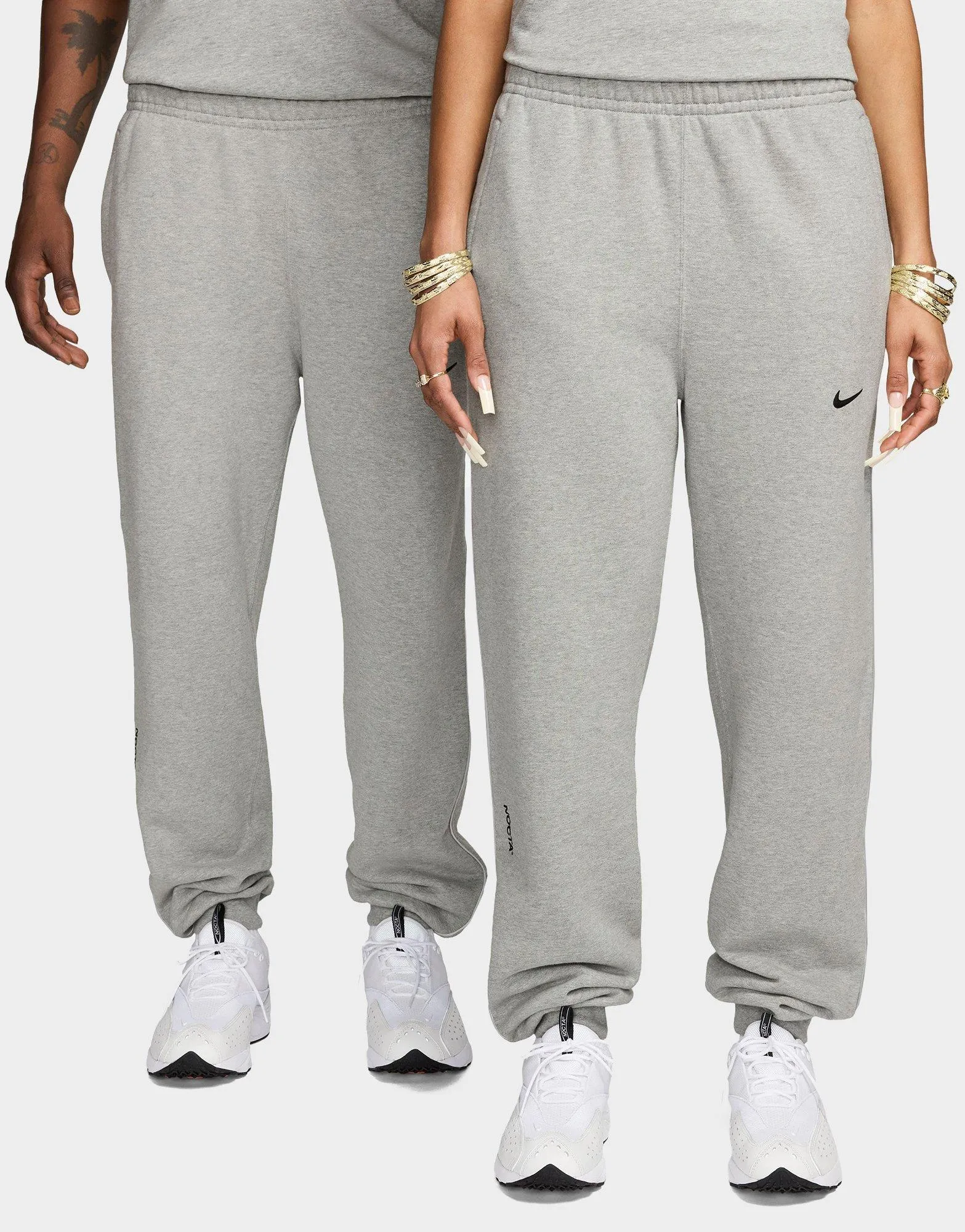 NOCTA Fleece Pants (Unisex) Elastic Free Hemline Layered Panel Ventilation