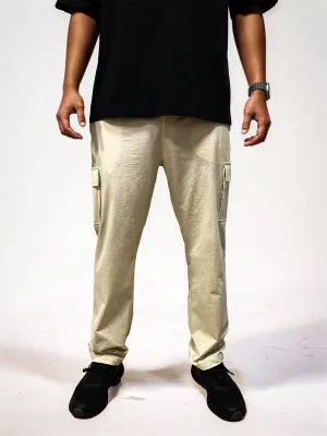 Athletic Tights Outdoor Workout Capri Cargo Joggers Arctic Wolf