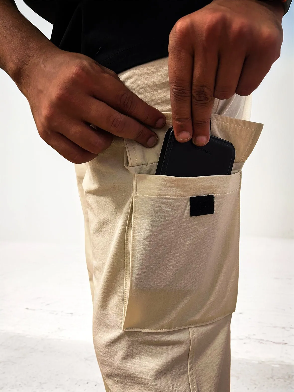 High Stretch Joggers Cargo Joggers Arctic Wolf