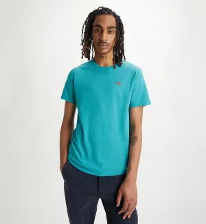 LayeredSleeveConstruction Cozy Layer Fit Levi's T-shirt manica corta girocollo Original Little Logo 56605-0165 green-blue slate