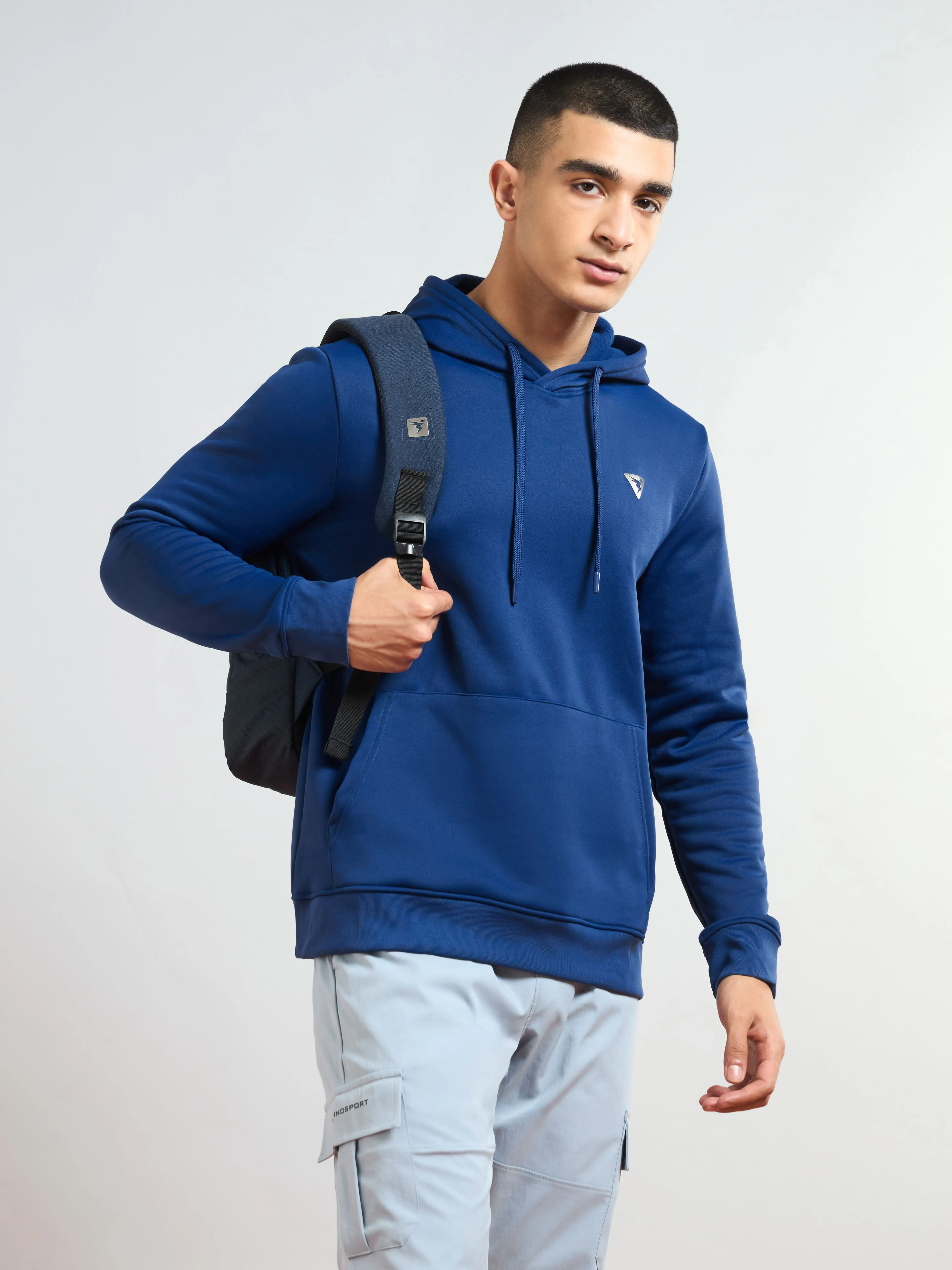 Men Solid Slim Fit Hooded Jacket with TECHNO DRY AntiPilling Fabric Summer Skirt
