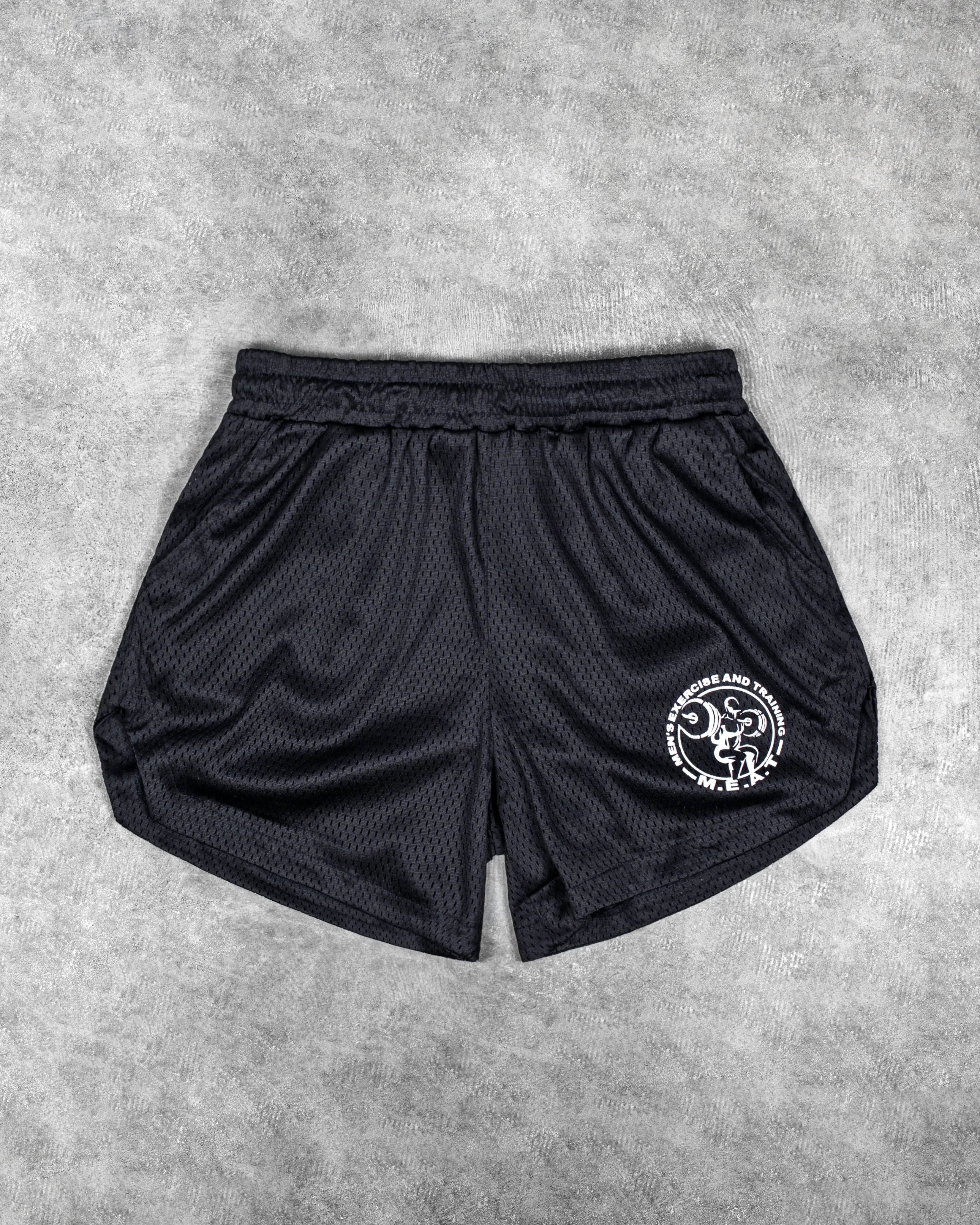 Airy Fit Active Wear LIFTING SHORTS ?C MESH / BLACK