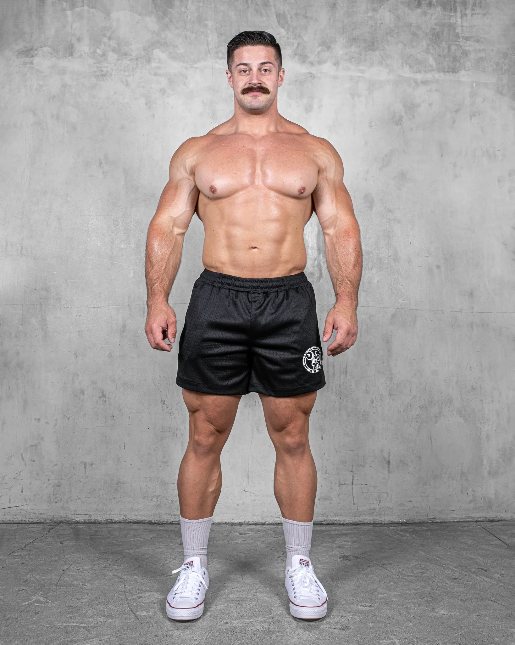 LIFTING SHORTS ?C MESH / BLACK Slim Layer