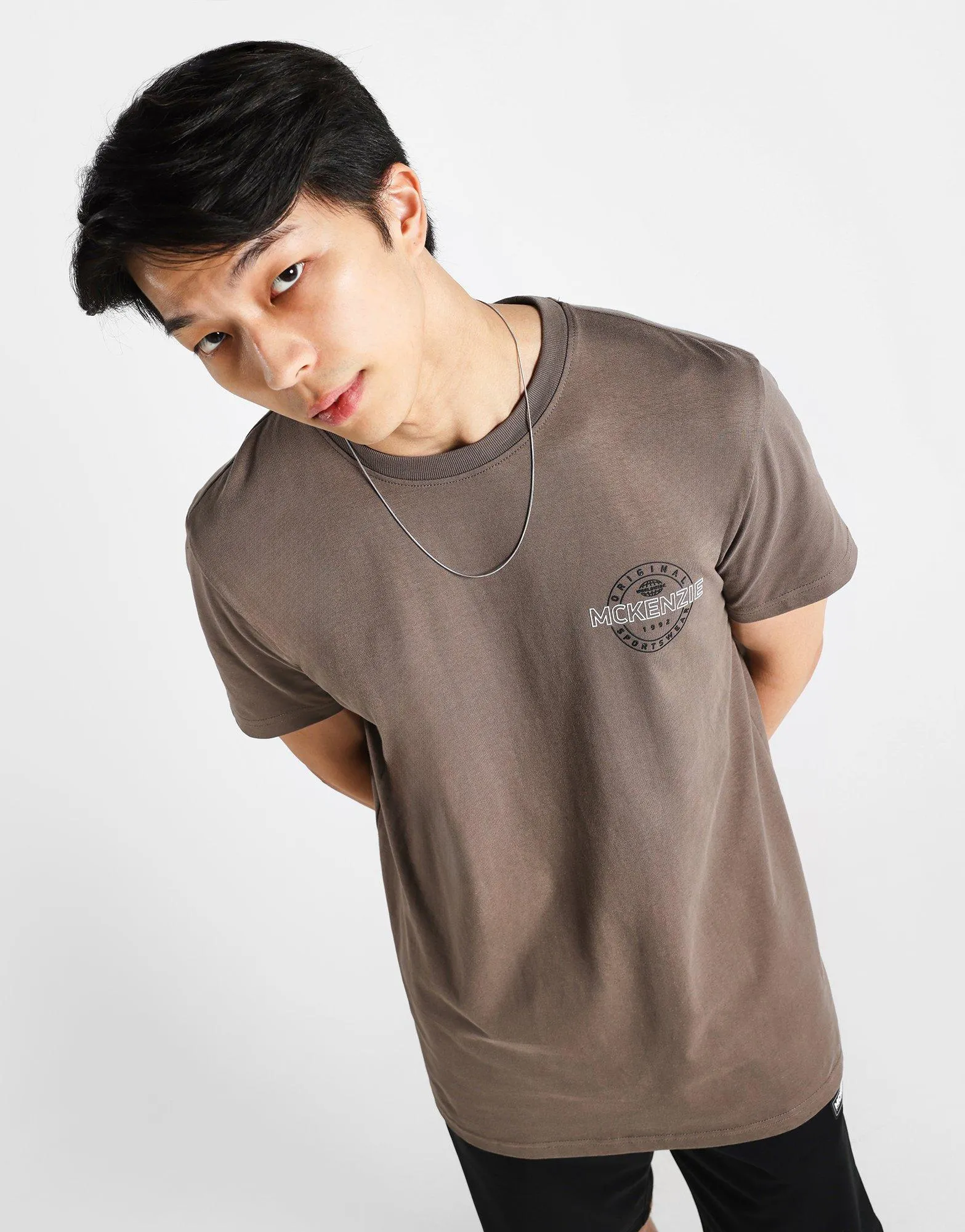Smart Fit Drop Shoulder Cut Chromium T-Shirt