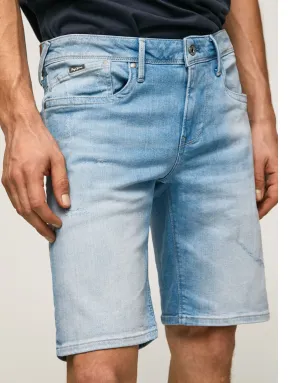 Always Fits Pepe Jeans Bermuda in Jeans Slim Fit Hatch PM800937MI3 denim