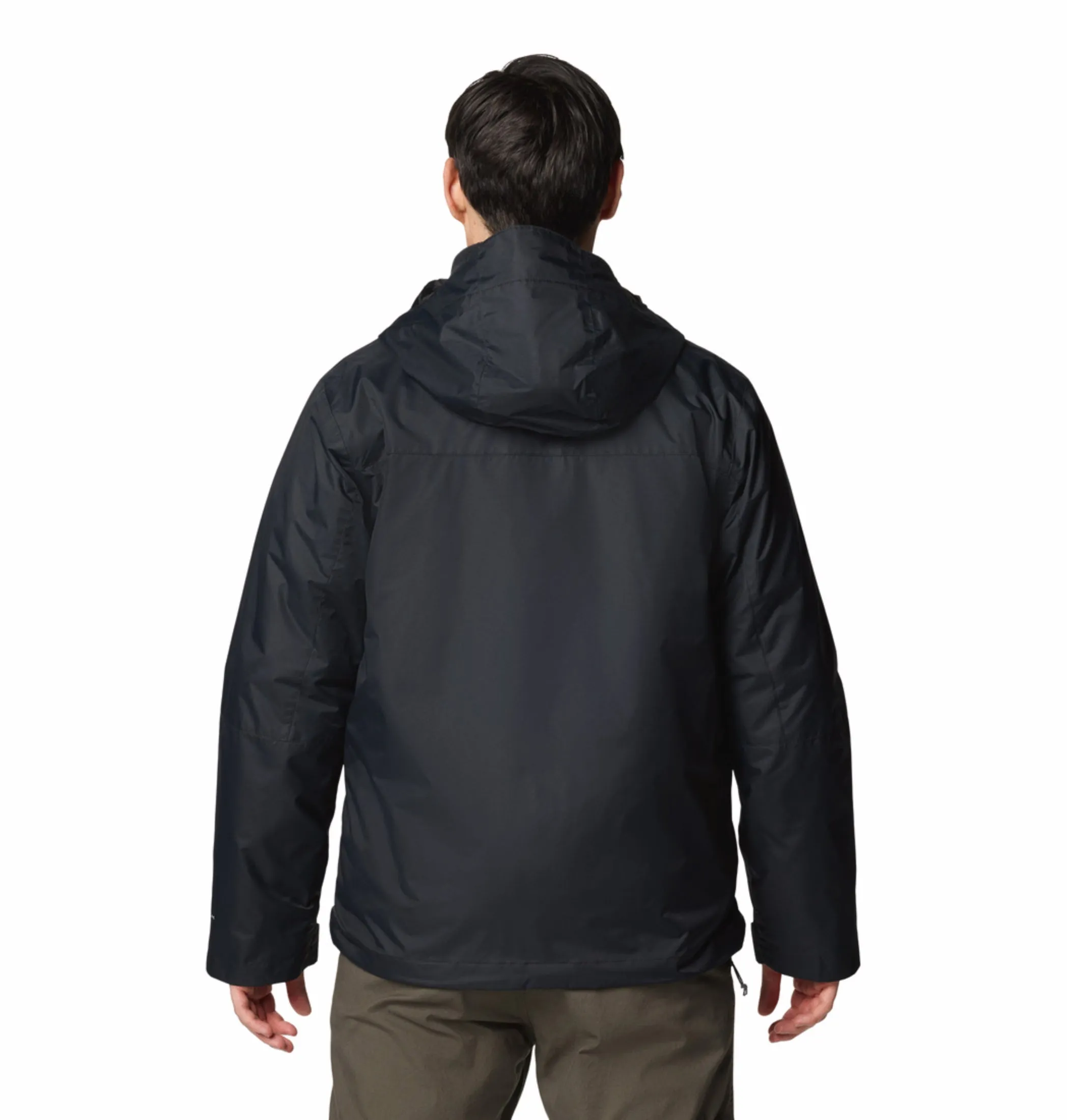 Cozy Interior Columbia Men Black OmniTech Tunnel Falls II Interchangeable Jacket