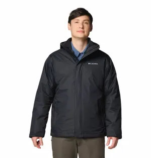 Breathable Shield Columbia Men Black OmniTech Tunnel Falls II Interchangeable Jacket