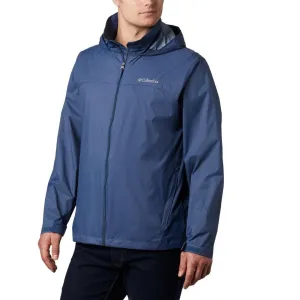 Double Stitched Seams Columbia Men Blue Glennaker Lake Rain Jacket