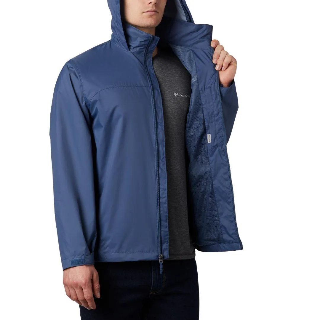 Flight Bold Look Columbia Men Blue Glennaker Lake Rain Jacket