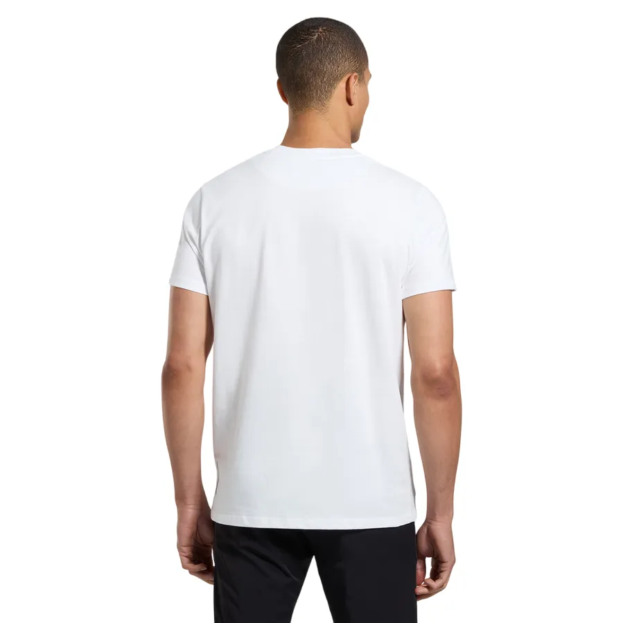 Bikkembergs maglietta manica corta da uomo con logo in tinta BMT0931 1000 bianco Soft and Cozy Chic Comfort