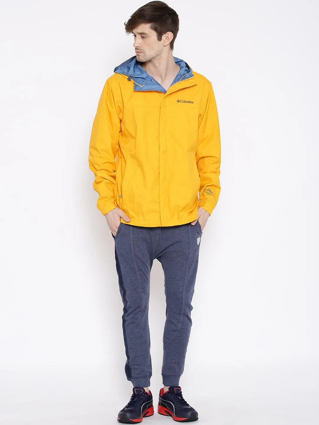 construction workers Chill Layer Columbia Men Yellow Watertight II Jacket Waterproof