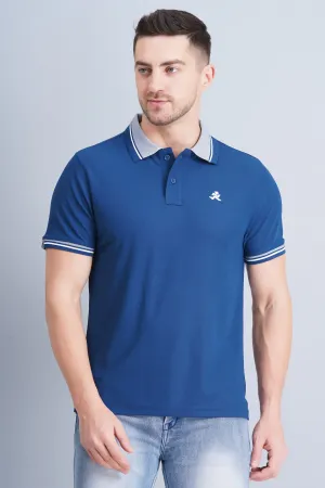Men's Polo T Shirt Rama Blue Summer Party
