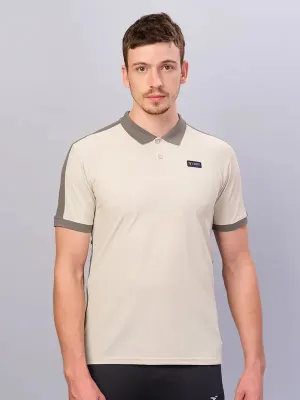 Comfortable Choice Summer Wear Men Colorblock Slim Fit Polo T-shirt with MATPIQ