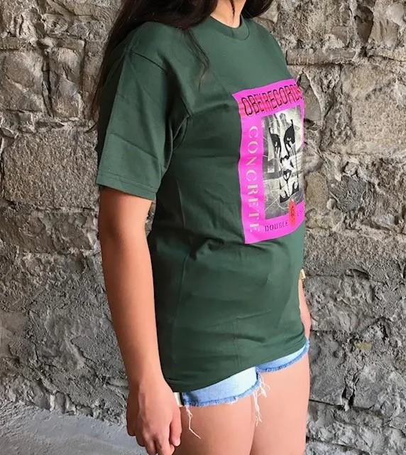 Quick Comfort Daily Casual Obey T-shirt manica corta CONCRETE WASTELAND 163082300 forest green