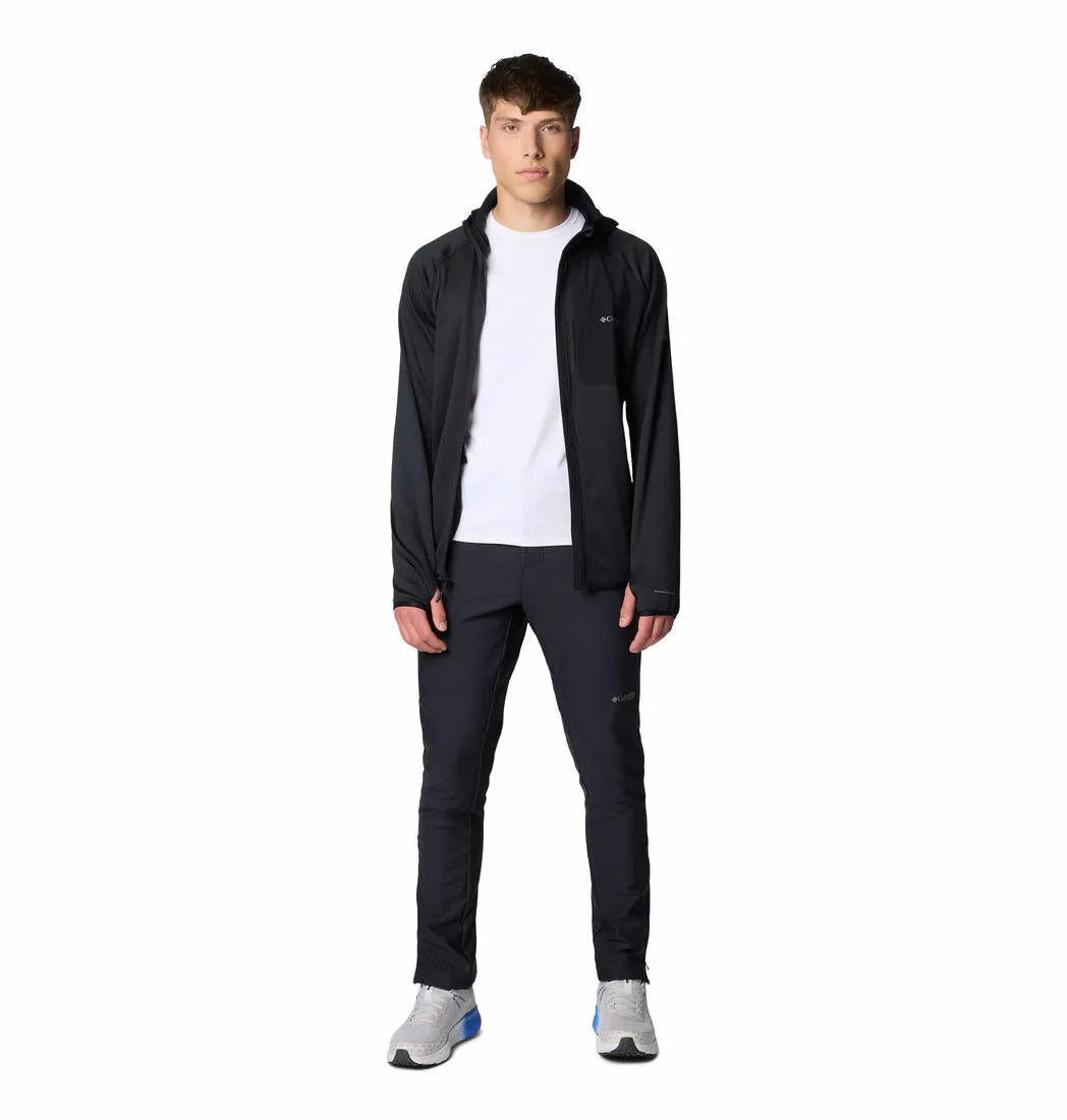 Functional Layer Outdoor Task Columbia Men Black Triple Canyon Grid Fleece Hooded FZ II