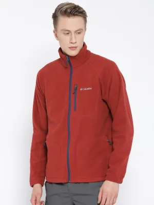 Home Wear Columbia Men Purple Fast Trek II Full Zip Fleece