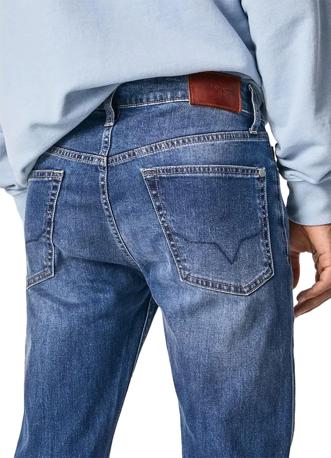 Pepe Jeans Jeans Hatch 5pocket Sli Fit Low Waist PM206524GT8 000 denim Casual Luxury Winter Warmth