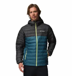 Cool Weather Nightwear Columbia Men Teal OmniHeat Reflective Powder Lite II Down Jacket