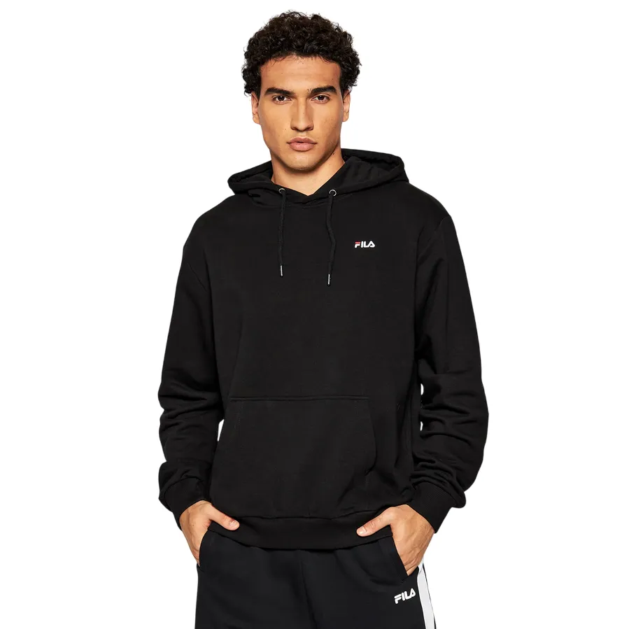 Camping Comfort Fila felpa con cappuccio da uomo Eben Hoody 689110 002 nero