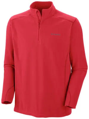 Columbia Men Red Klamath Range II Half Zip (Sun Protection) Park Ready