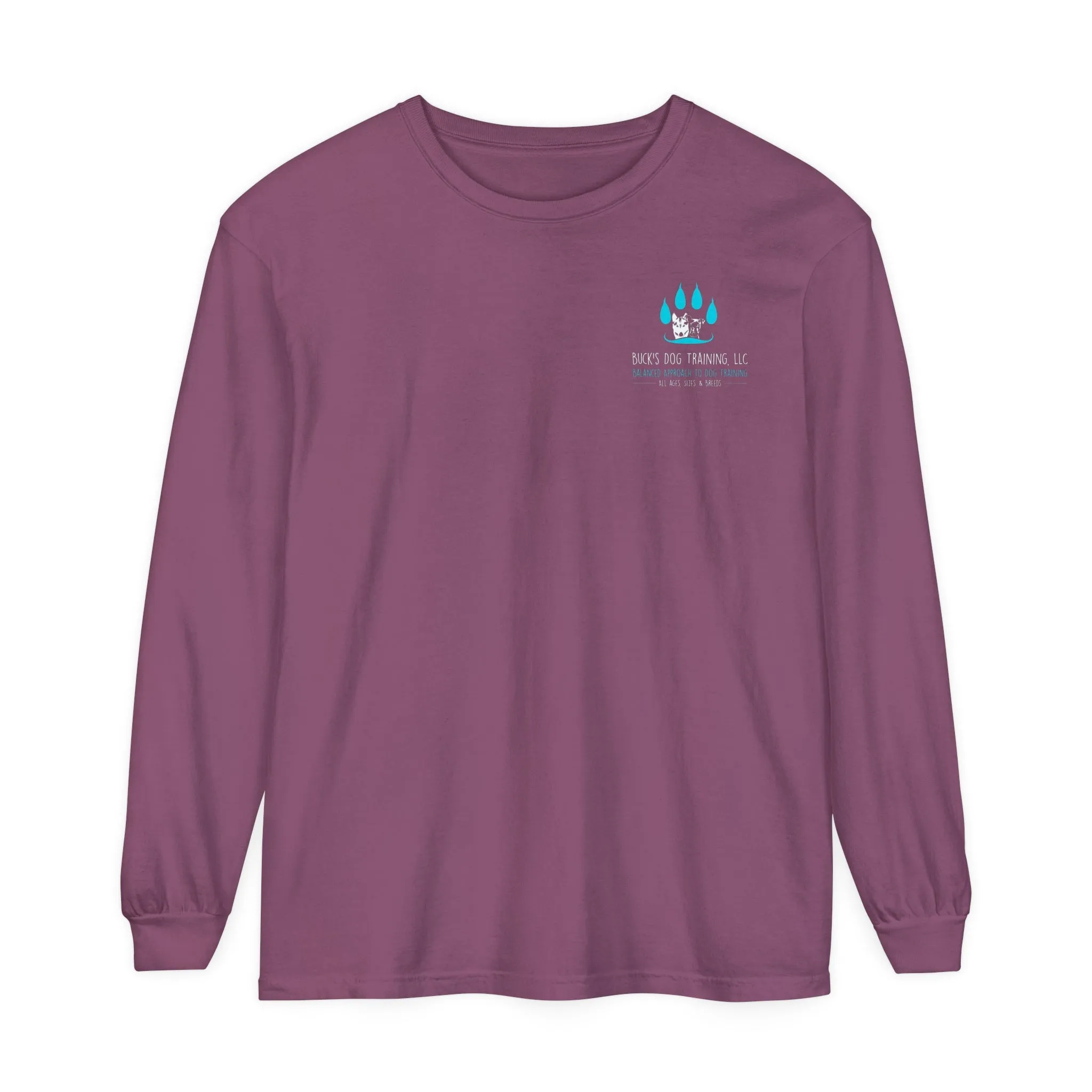 MultiPurposePockets Unisex Garment-dyed Long Sleeve T-Shirt