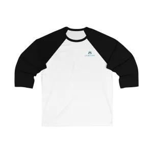 Unisex 3\4 Sleeve Baseball Tee AdjustableStraps