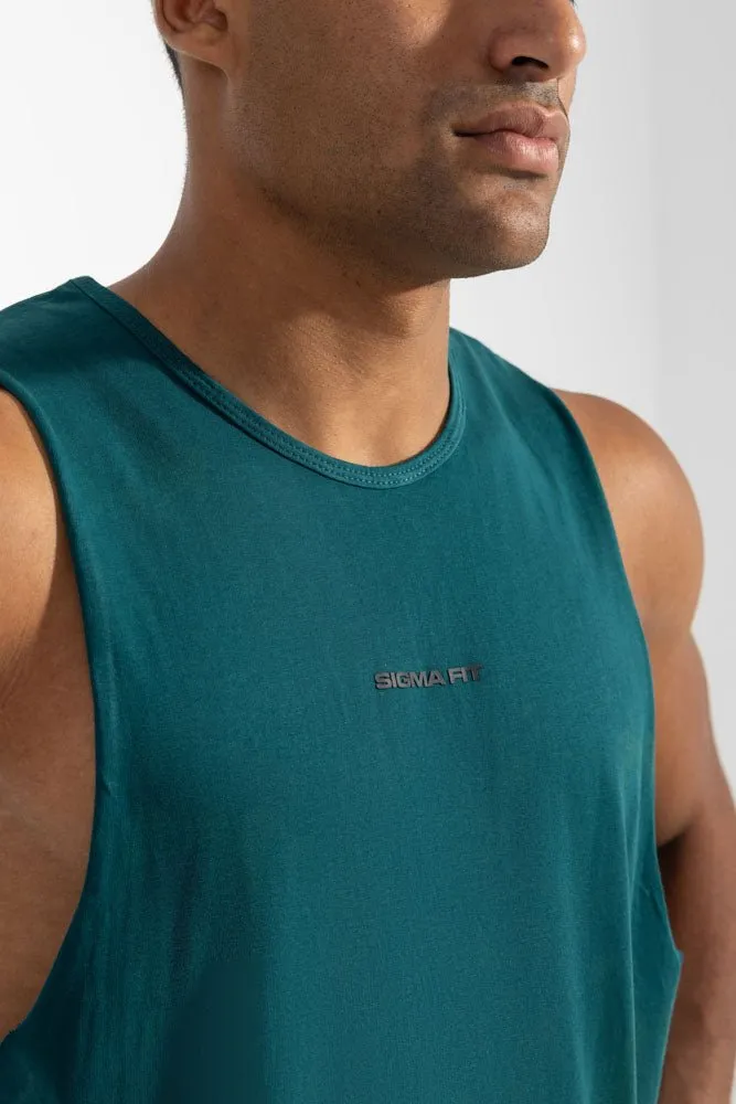 Tank Top Teal Green MachineWashable Cozy Fit