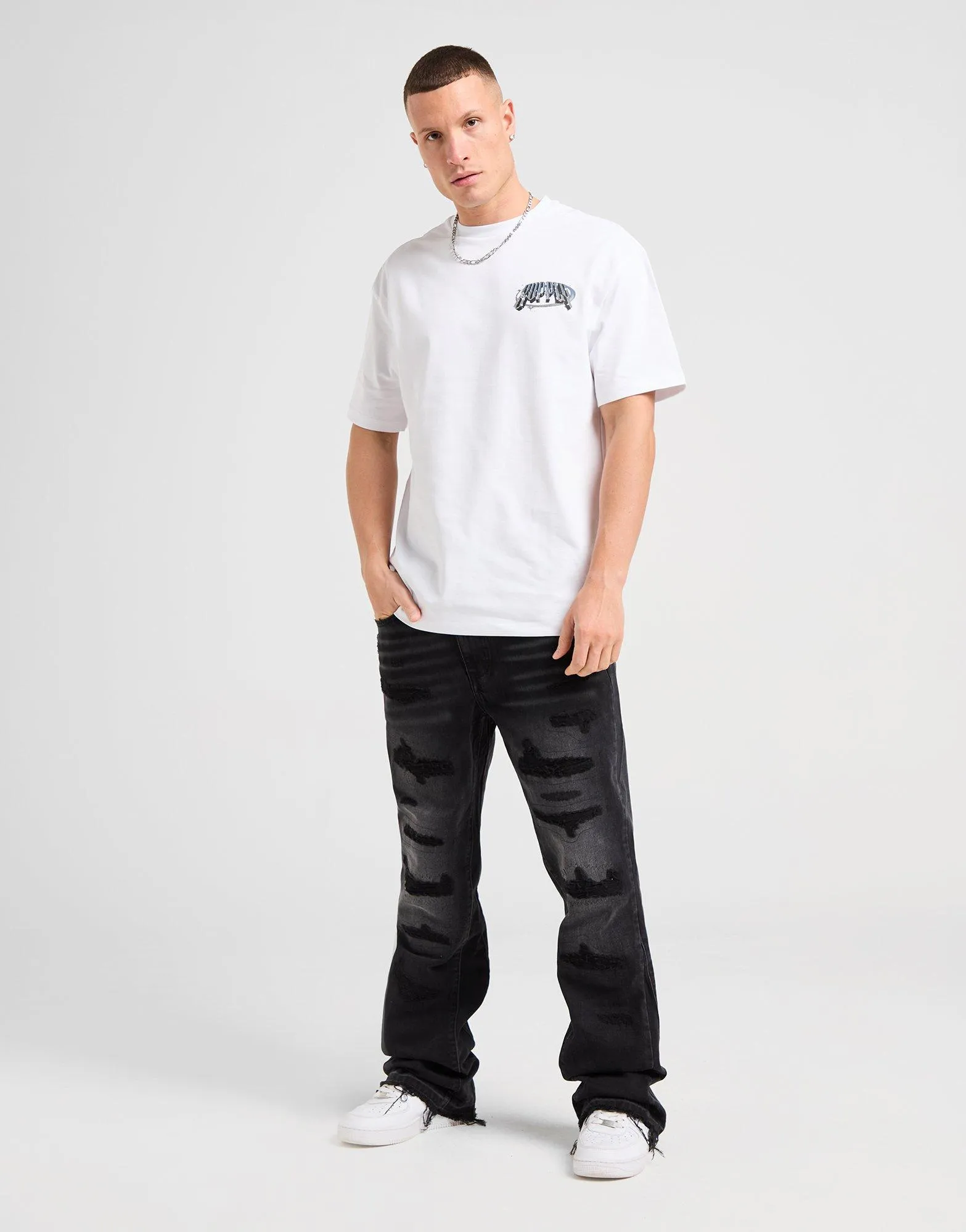 Chrome Star T-Shirt High Density Weave Fashionable
