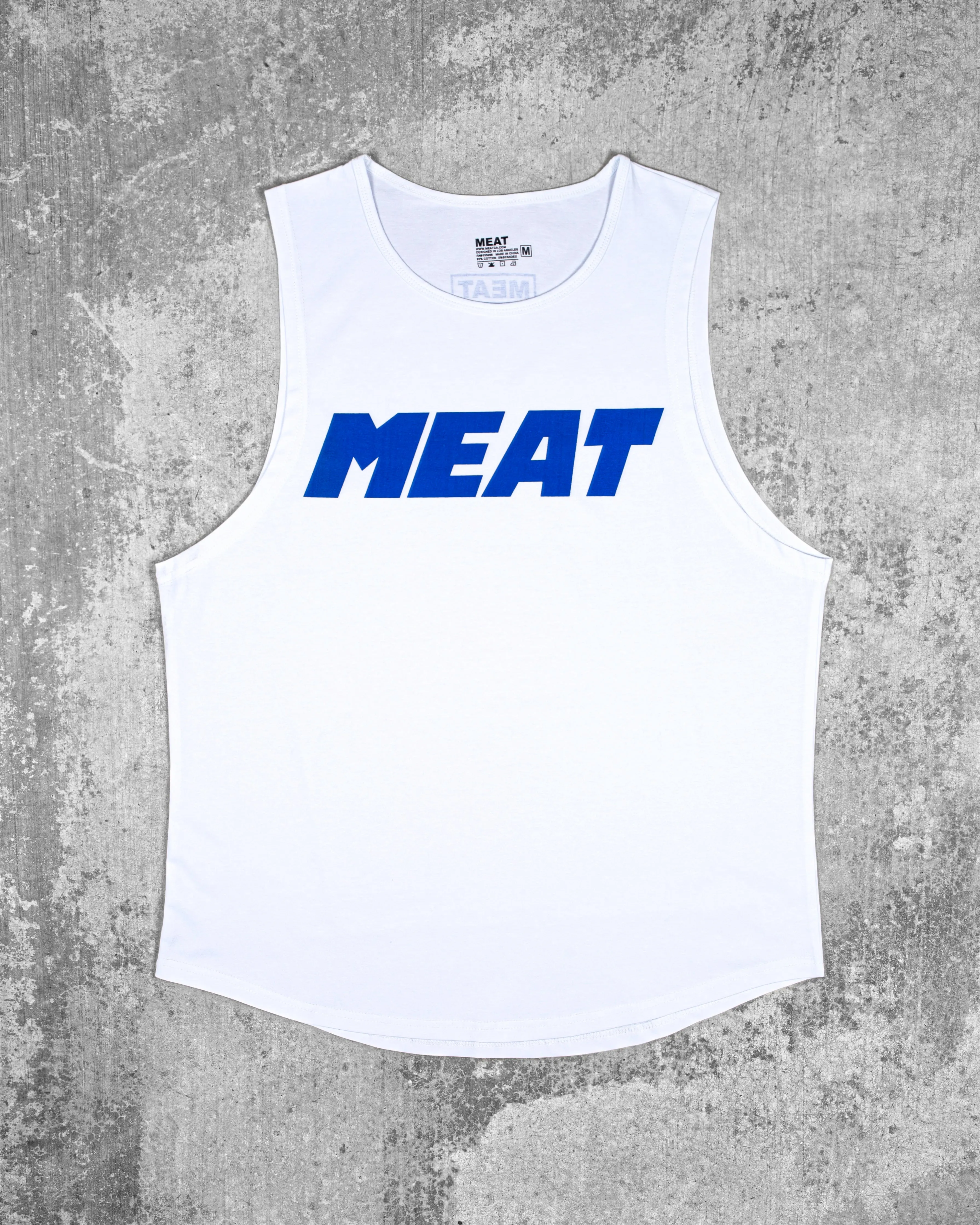 LOOSEFIT MUSCLE TANK ?C LEGACY / WHITE Odor Resistant Material