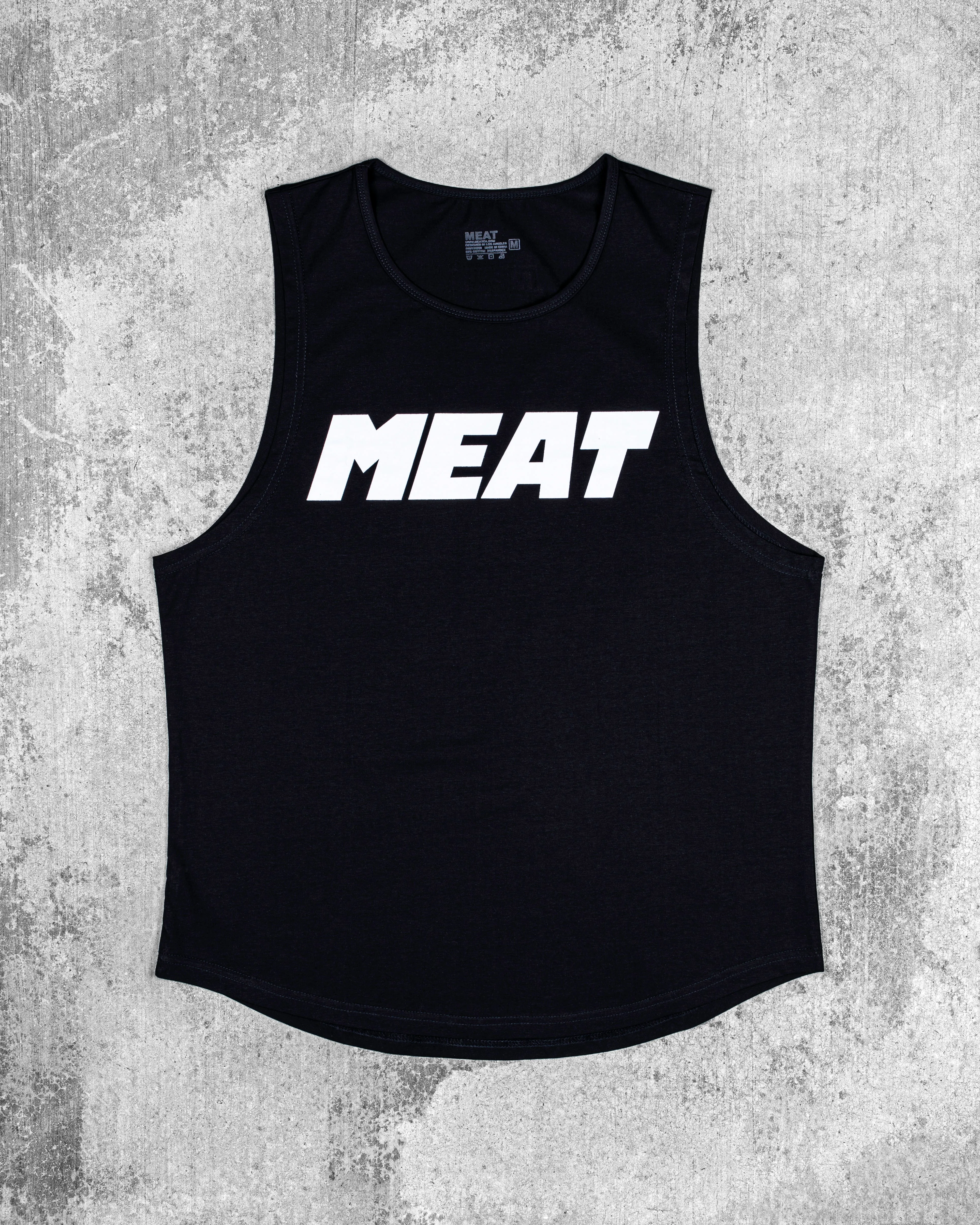 LOOSEFIT MUSCLE TANK ?C LEGACY / BLACK Odor Resistant Layered Mesh