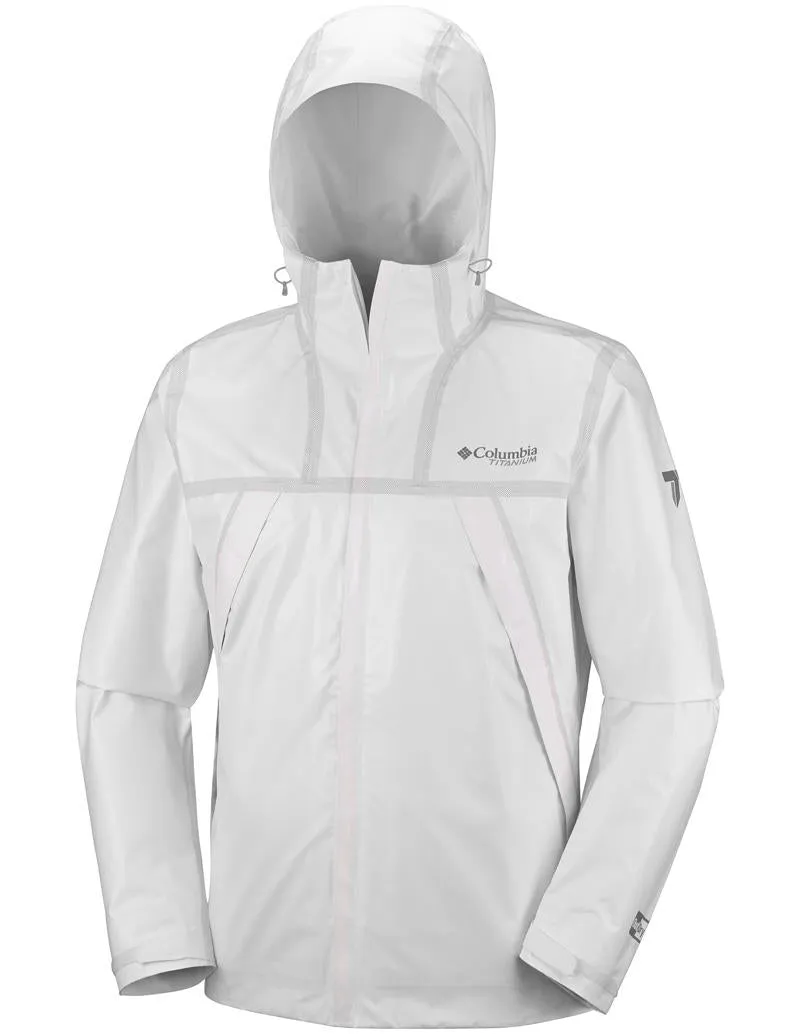 Bohemian Columbia Men White OutDry Ex ECO Tech Shell