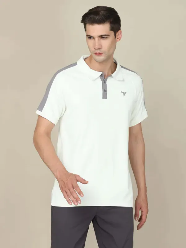 Men Colorblock Slim Fit Polo T-shirt with MATPIQ Versatile Fit Luxe Apparel