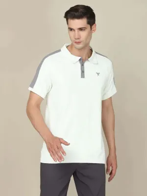 Lightweight Wear Men Colorblock Slim Fit Polo T-shirt with MATPIQ