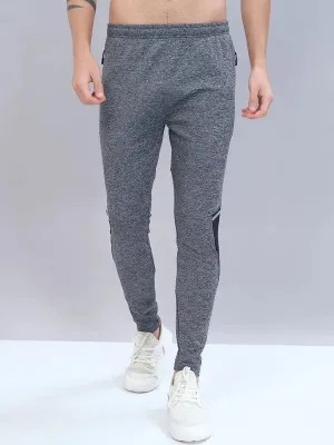 Comfort Movement Jogging Essentials Men Melange Slim Fit Trackpants with TECHNO DRY