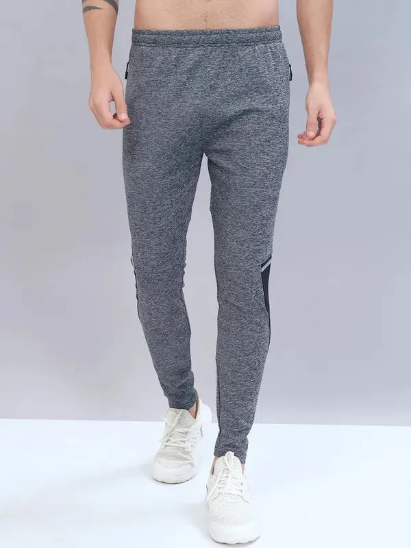 Comfort Movement Jogging Essentials Men Melange Slim Fit Trackpants with TECHNO DRY