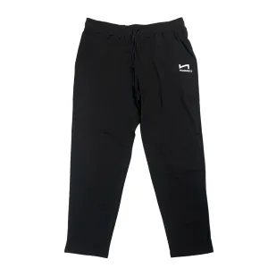 Effortless Style Ventilated Mesh Panels Hangar93 pantalone sportivo da uomo  in cotone jersey Over Size z234U1 NRO02 nero