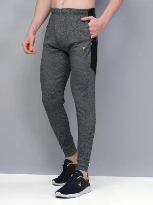 Performance Training Pants Men Melange Slim Fit Trackpants with TECHNO GUARD
