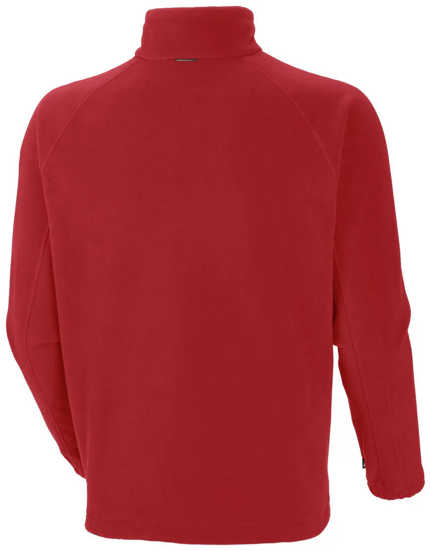 Columbia Men Red Fast Trek II Full Zip Fleece Insulated Shell Versatile Outfit