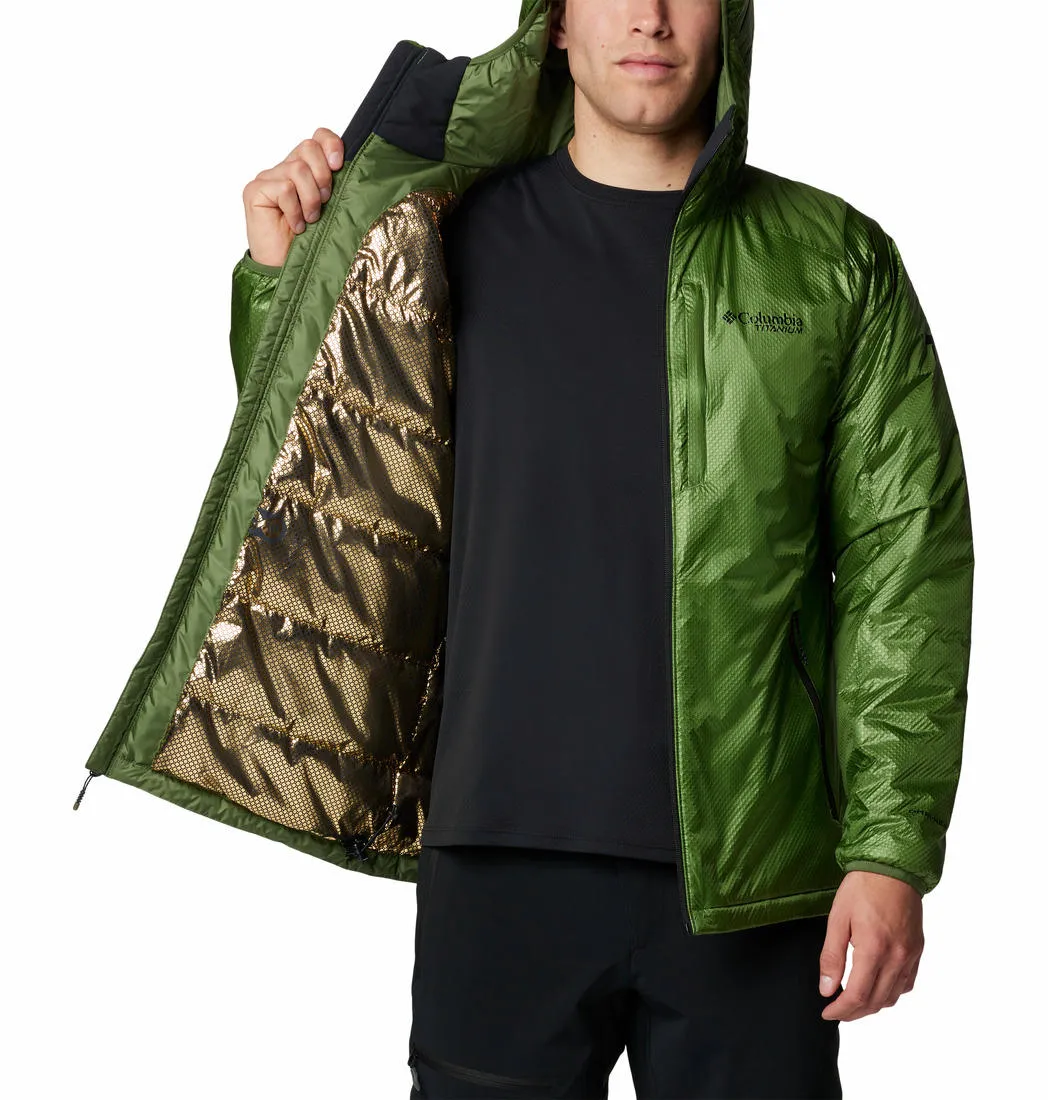 Columbia Men Green Arch Rock II Hooded Jacket Era