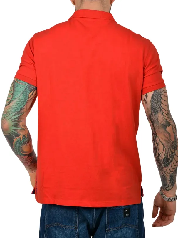 SingleJersey Knit U.S. Polo Assn. Polo uomo manica corta King 41029 65079 352 rosso