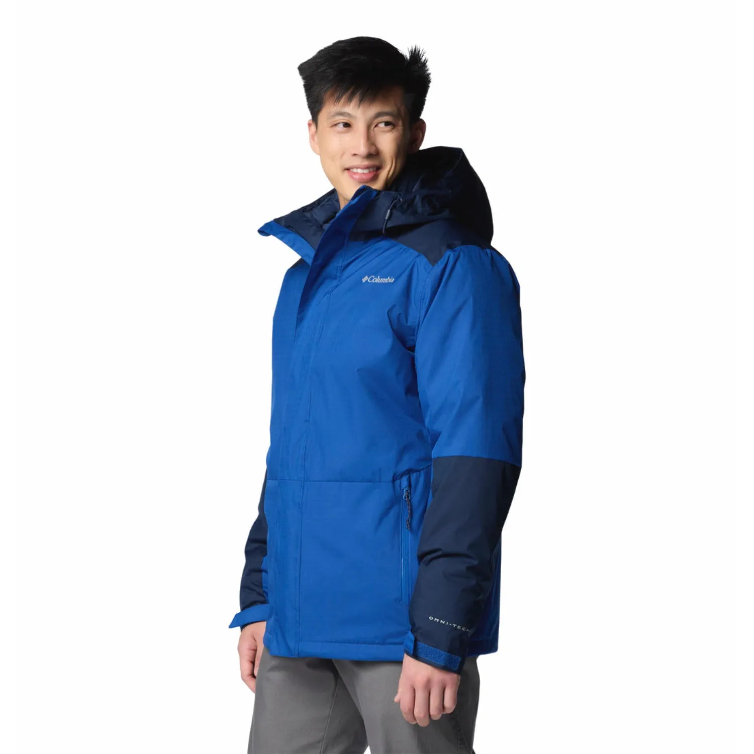 Thermal Insulation Columbia Men Blue Point Park Interchange Jacket