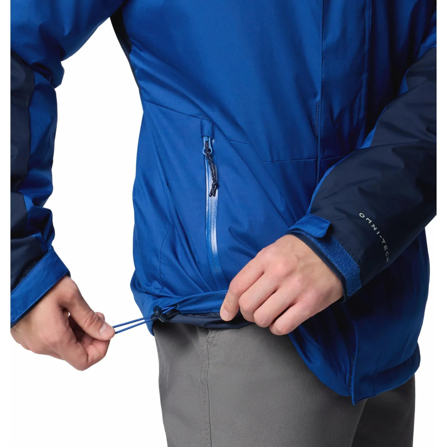 Columbia Men Blue Point Park Interchange Jacket hat White