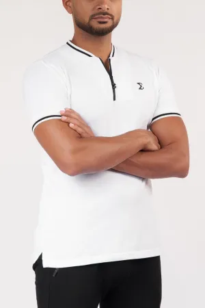 White Z Polo T-shirt All-Day Fit Comfortable Layer