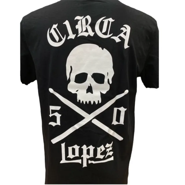 C1RCA T-shirt Lopez da uomo manica corta LTS003 black Modern Layering Relaxed Comfort Fit