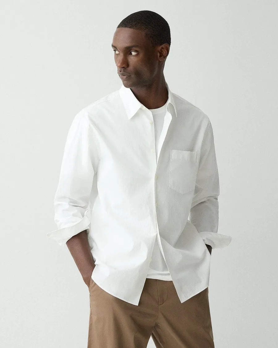 Theory Weekend Shirt - White Daily Style AntiClingFabric