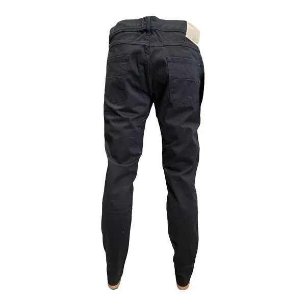 Zero Construction pantalone uomo Fabaco nero Elegant Minimalist Outdoor Adventure Cool Texture
